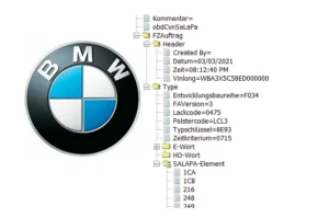BMW F10 옵션 코드 리스트