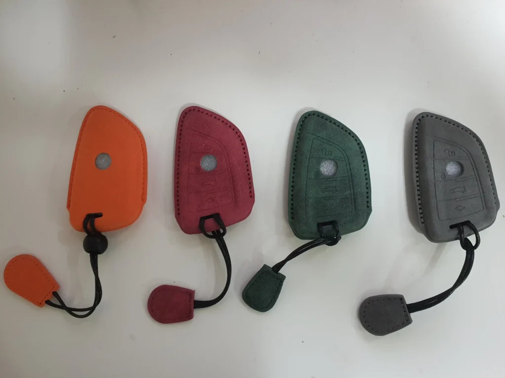 BMW 스마트키 복사 알칸타라 가죽 케이스