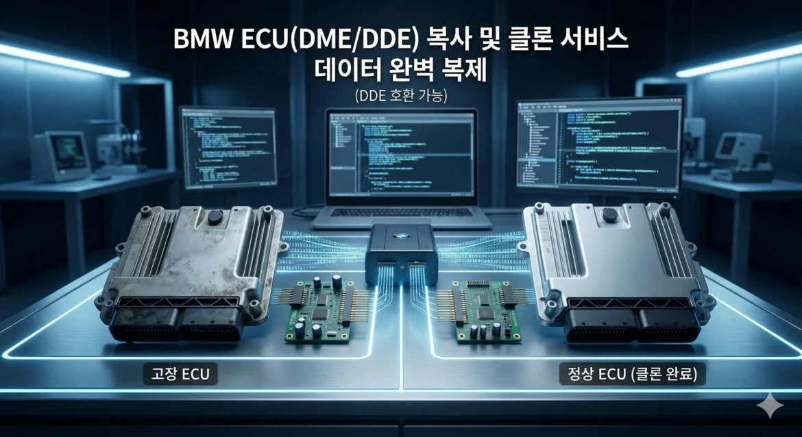 BMW ECU(DME/DDE) 복사 및 클론 서비스